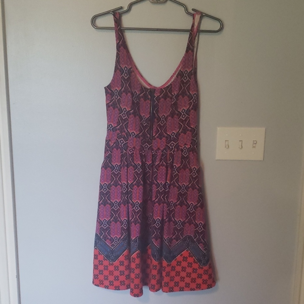 A Line dress with zipper front